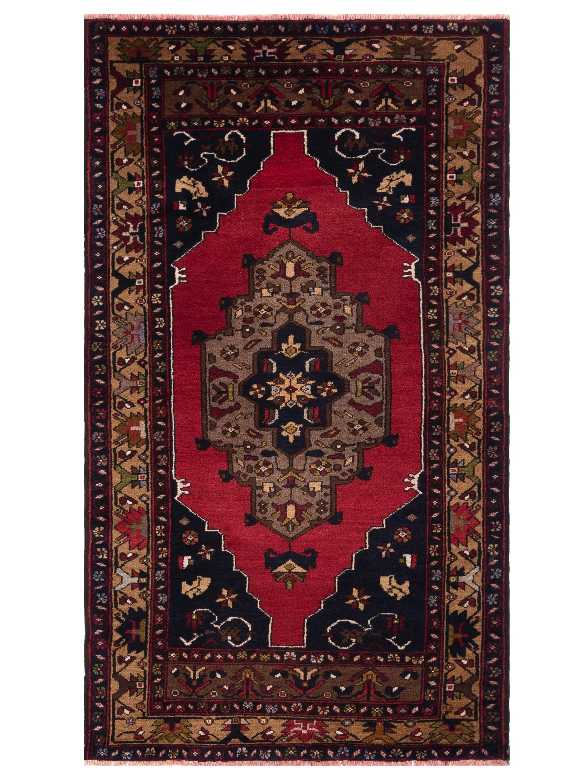 Pasha Old Anatolian  Red Brown Traditional