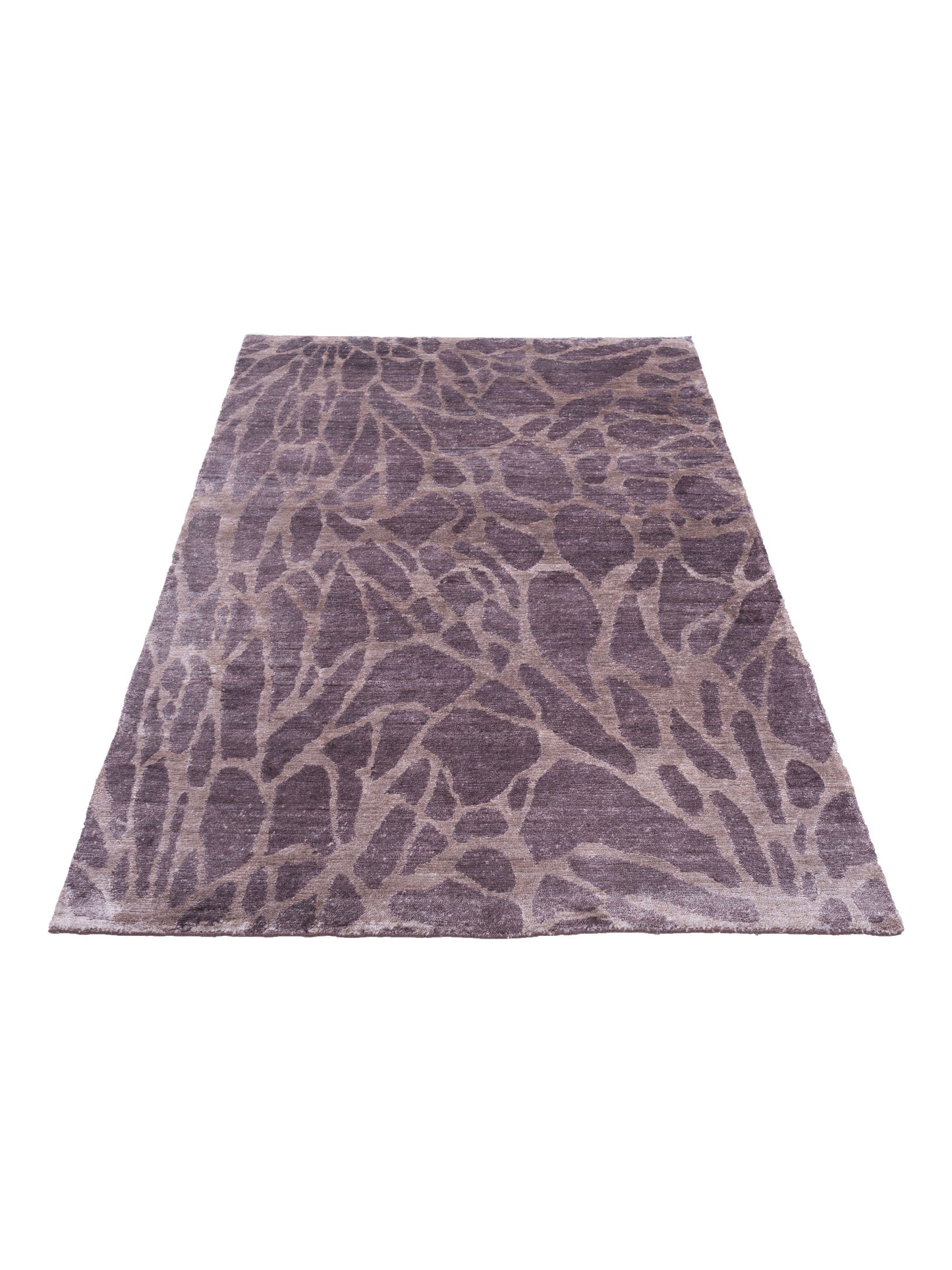 Tibetino 120522 Brown 4x6 Hand Knotted Rug