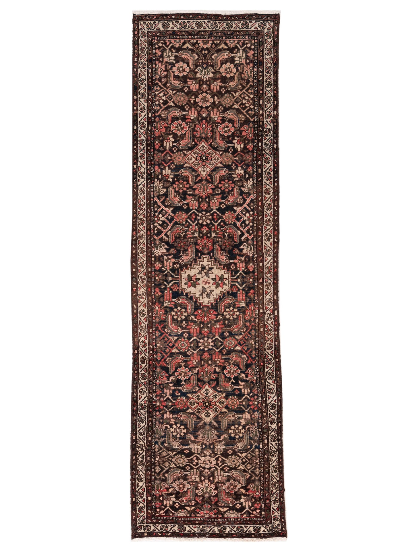 Pasha Persian  Dark Brown Ivory Traditional