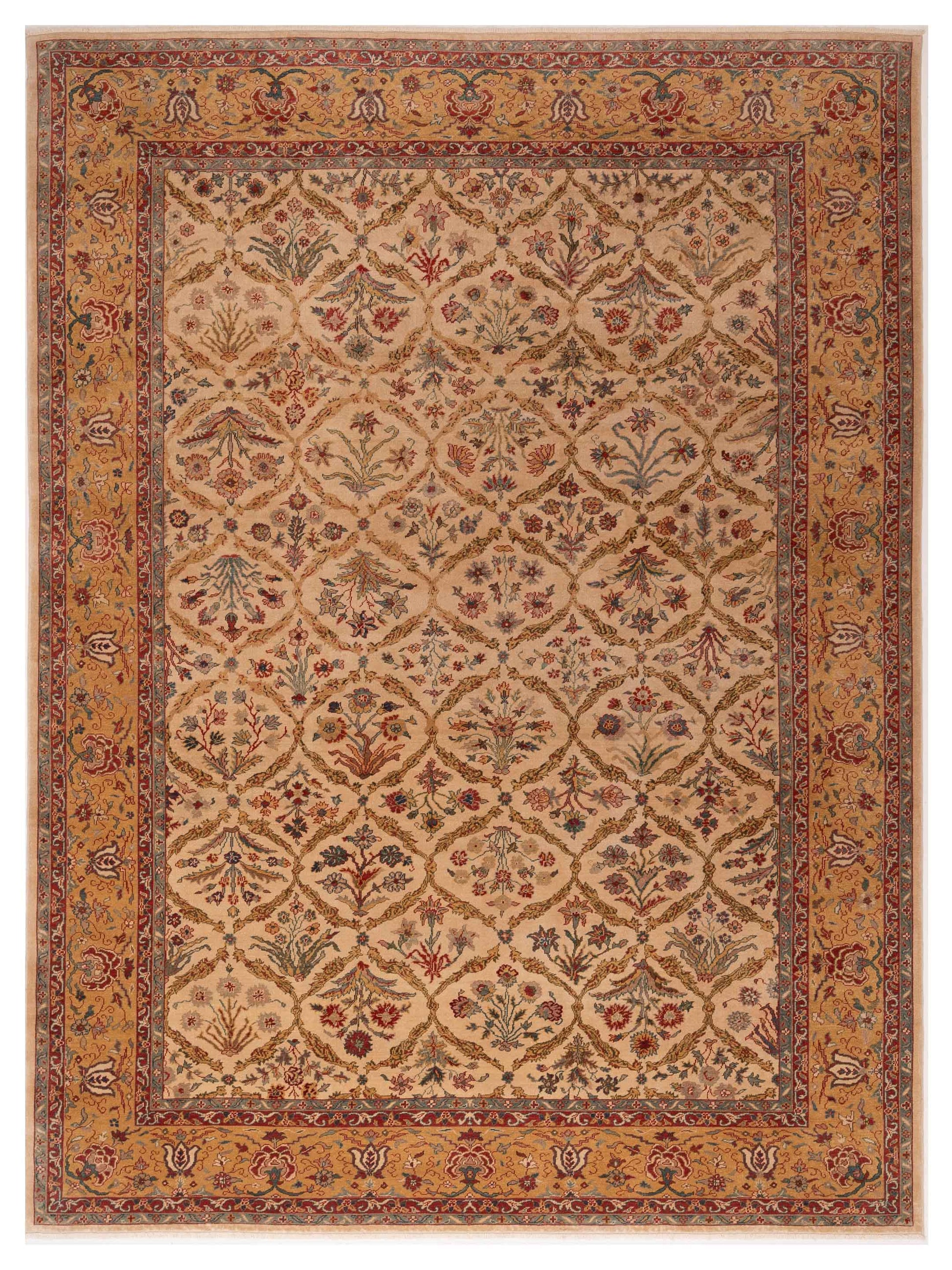 Pasha Antique Loom  Beige Gold Transitional