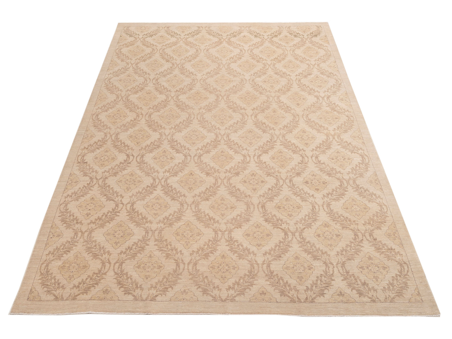 Laila 113094 Silver 9.4x13.7 Hand Knotted Rug