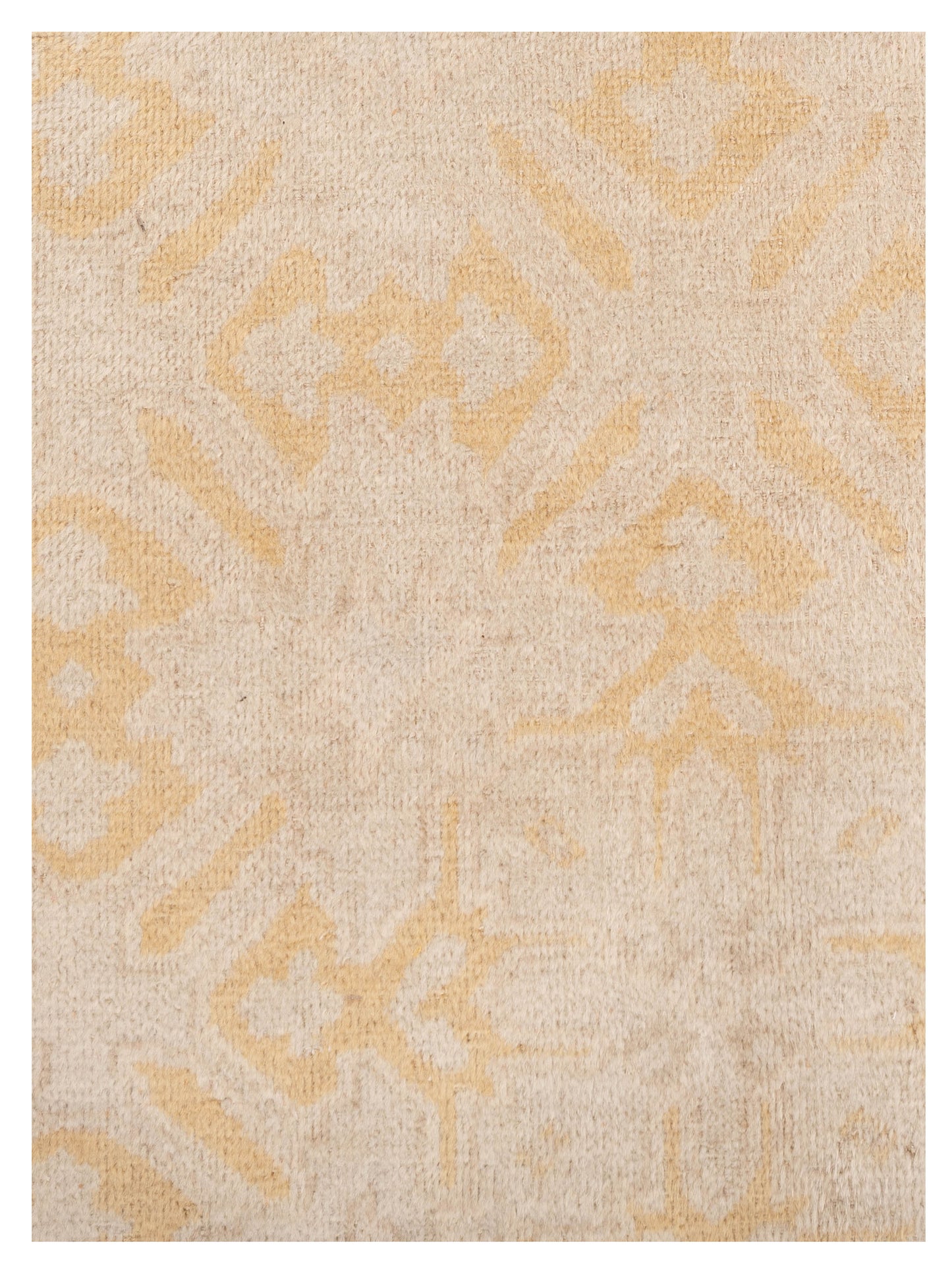 Evren 122218 Beige Gold 5x8 Hand Knotted Rug