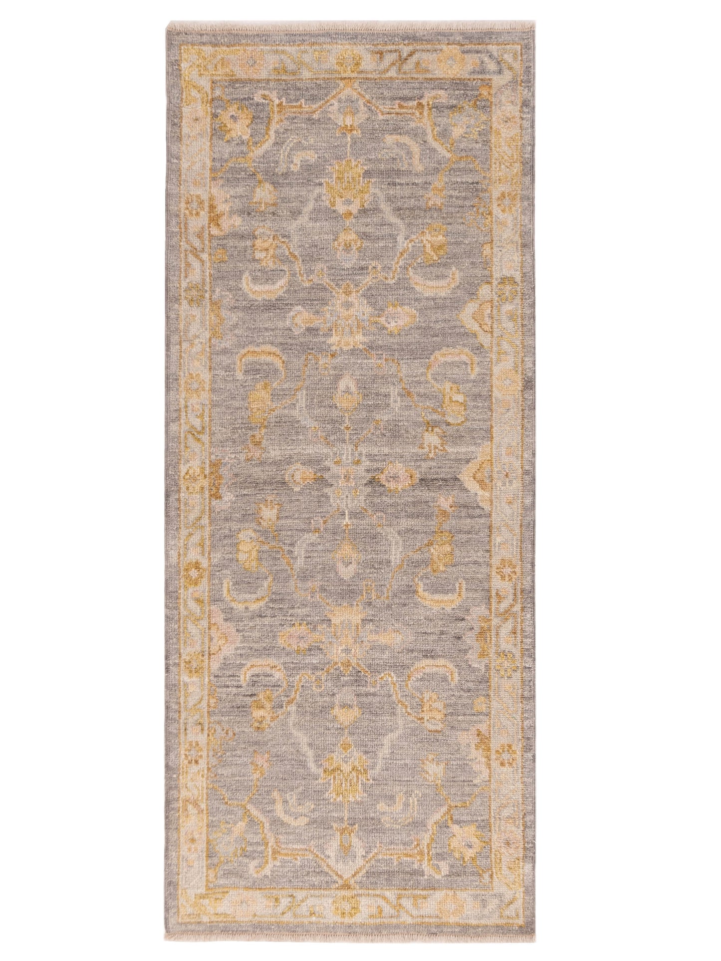 Anadol Angora Oushak  Gray Ivory Traditional