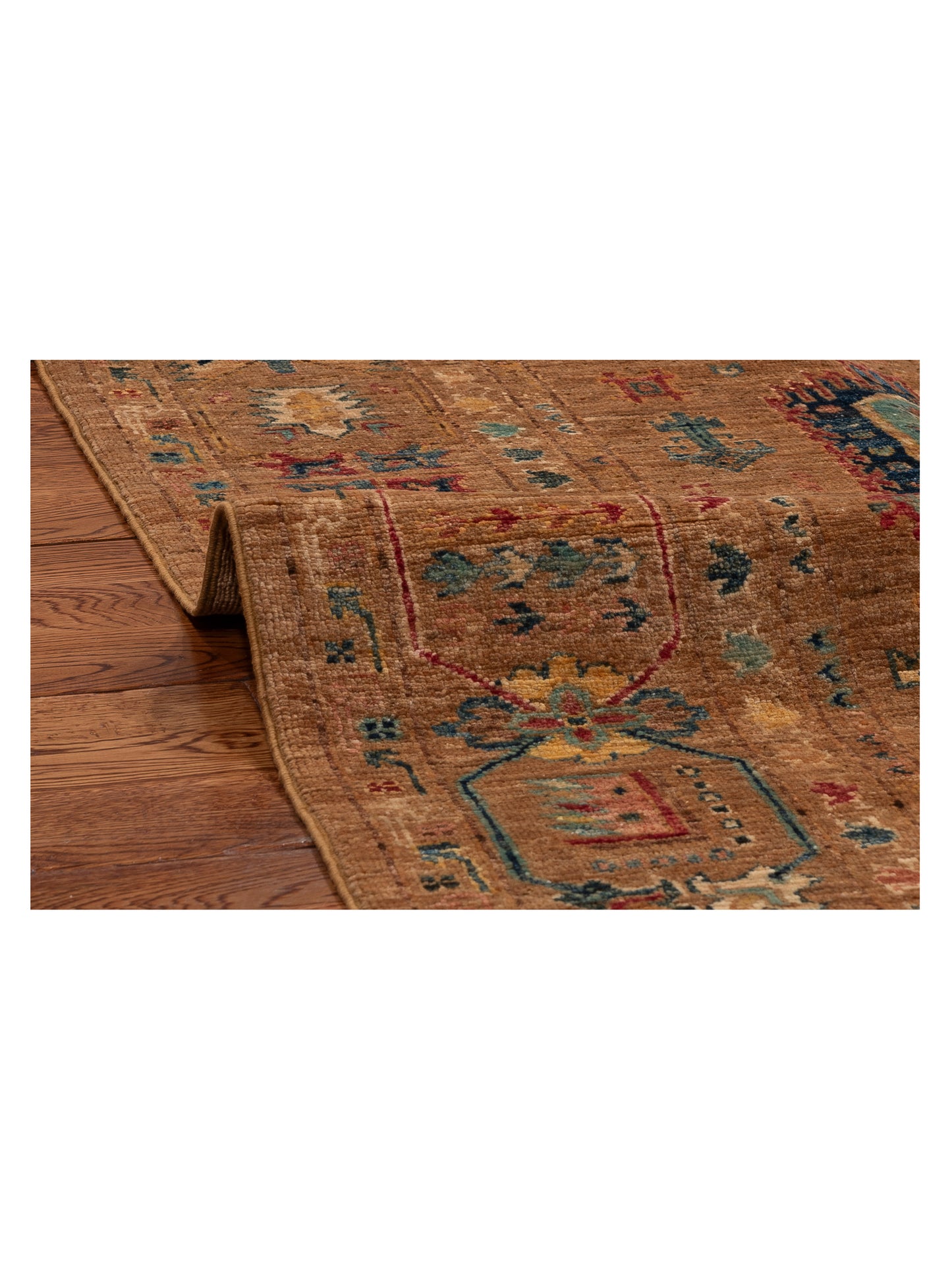Artisan Kars 152260 Brown Brown 5.6x7.11 Hand Knotted Rug