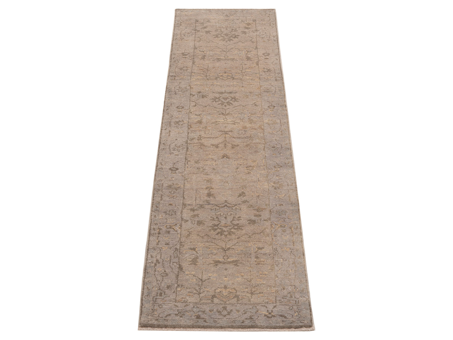 Stella 119176 Gray 2.6x10 Hand Knotted Rug