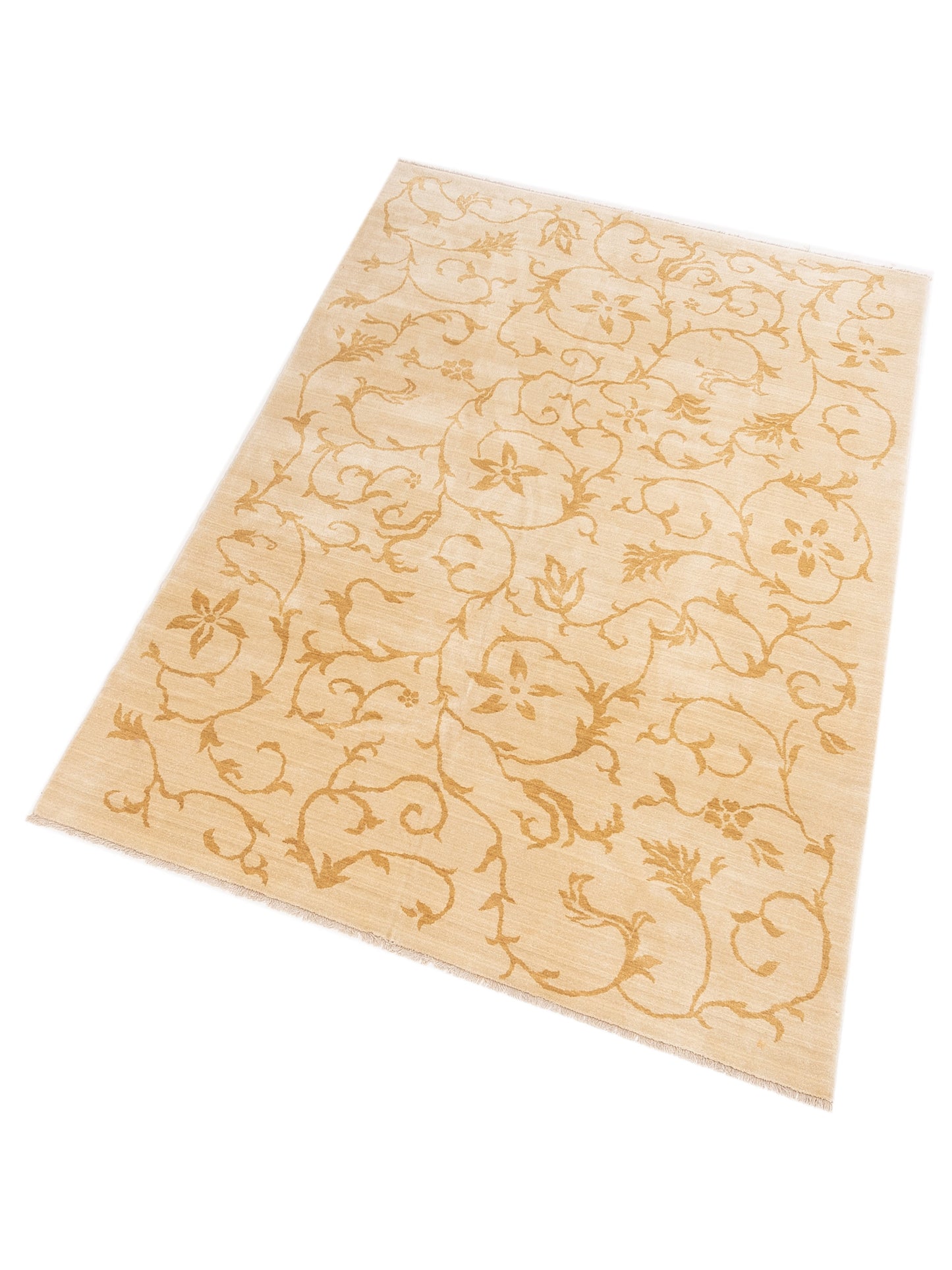 Alara 147263 Beige Gold 6.7x9.10 Machine Made Rug
