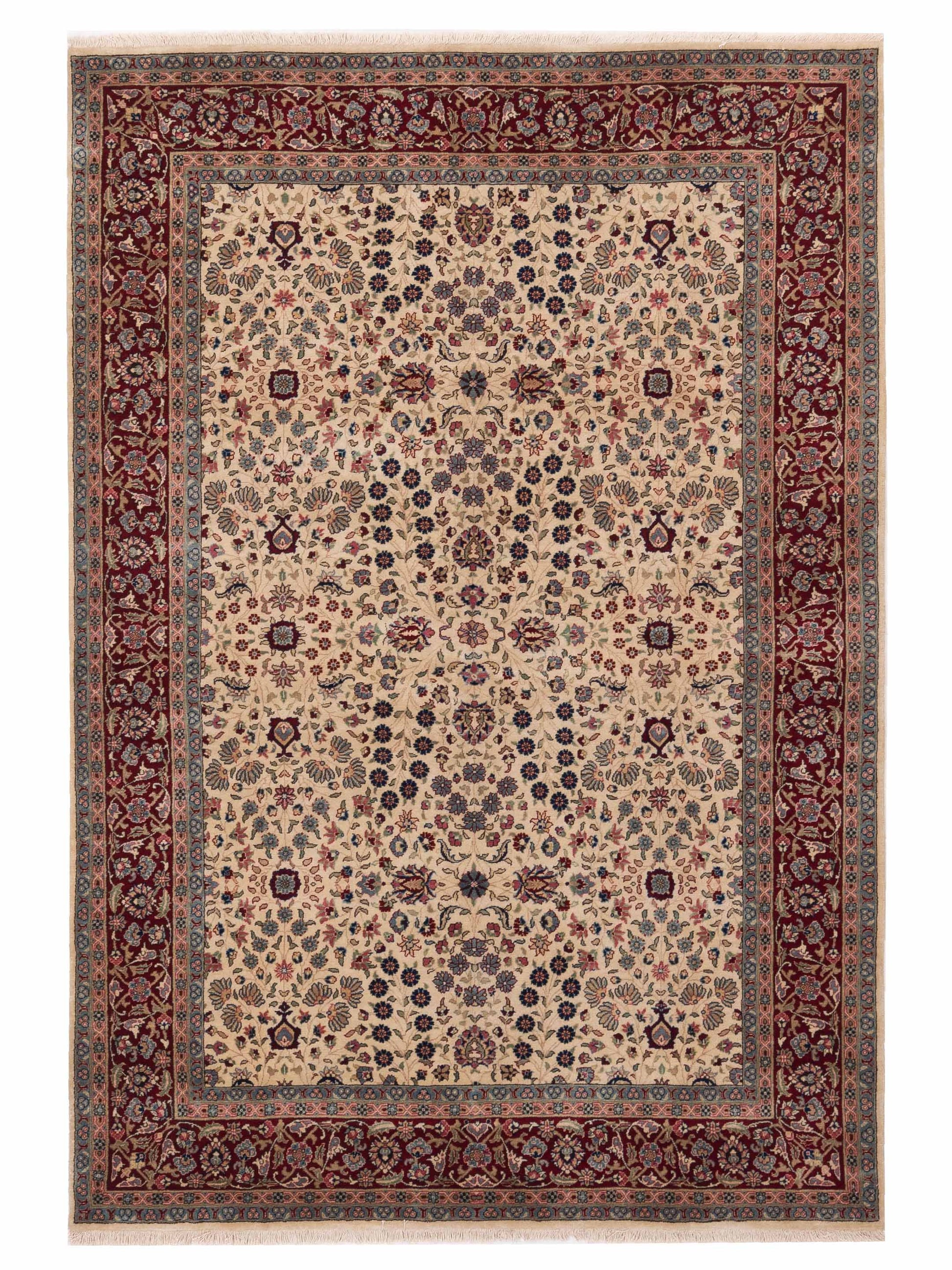 Pasha Hereke  Ivory Red Traditional