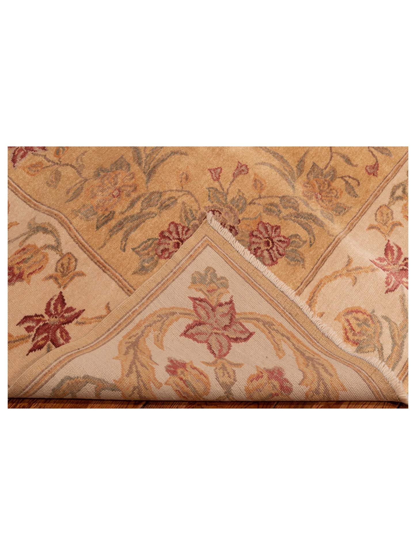 Antique Loom 147478 Gold Ivory 7x8 Hand Knotted Rug