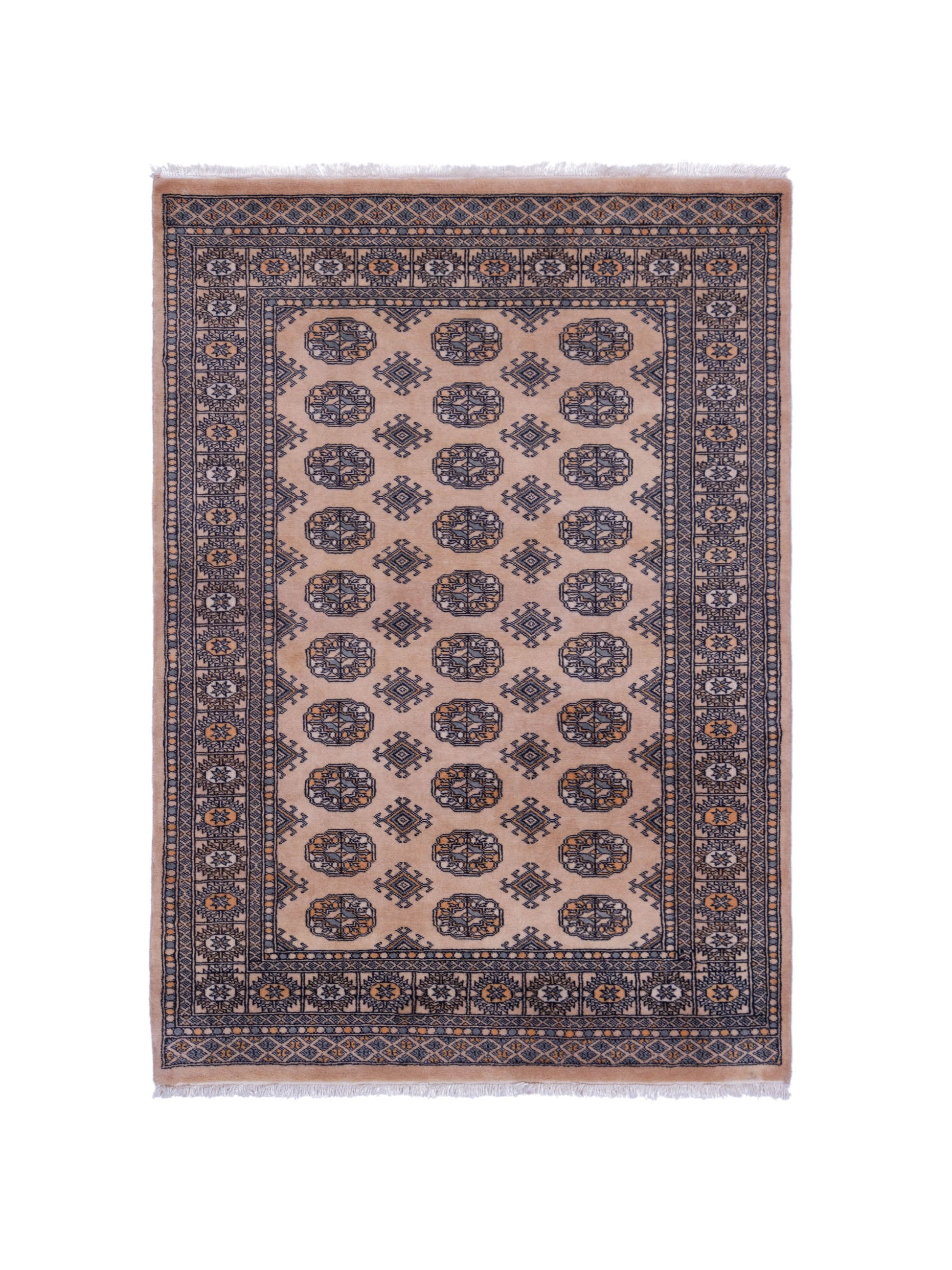 Nomad Bokhara  Beige Beige Traditional