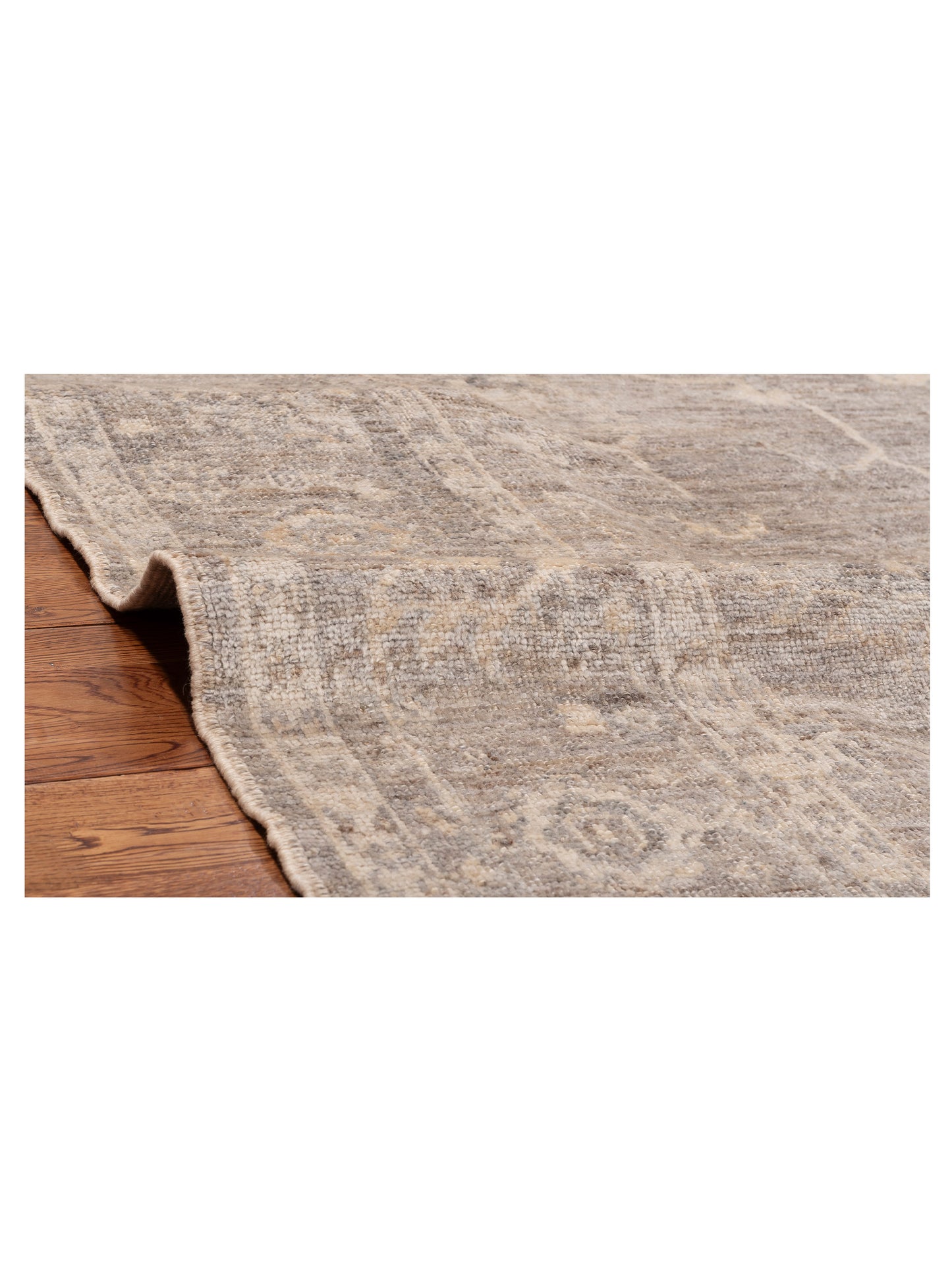 Angora Oushak 153501 Gray Gray 8.3x10 Hand Knotted Rug