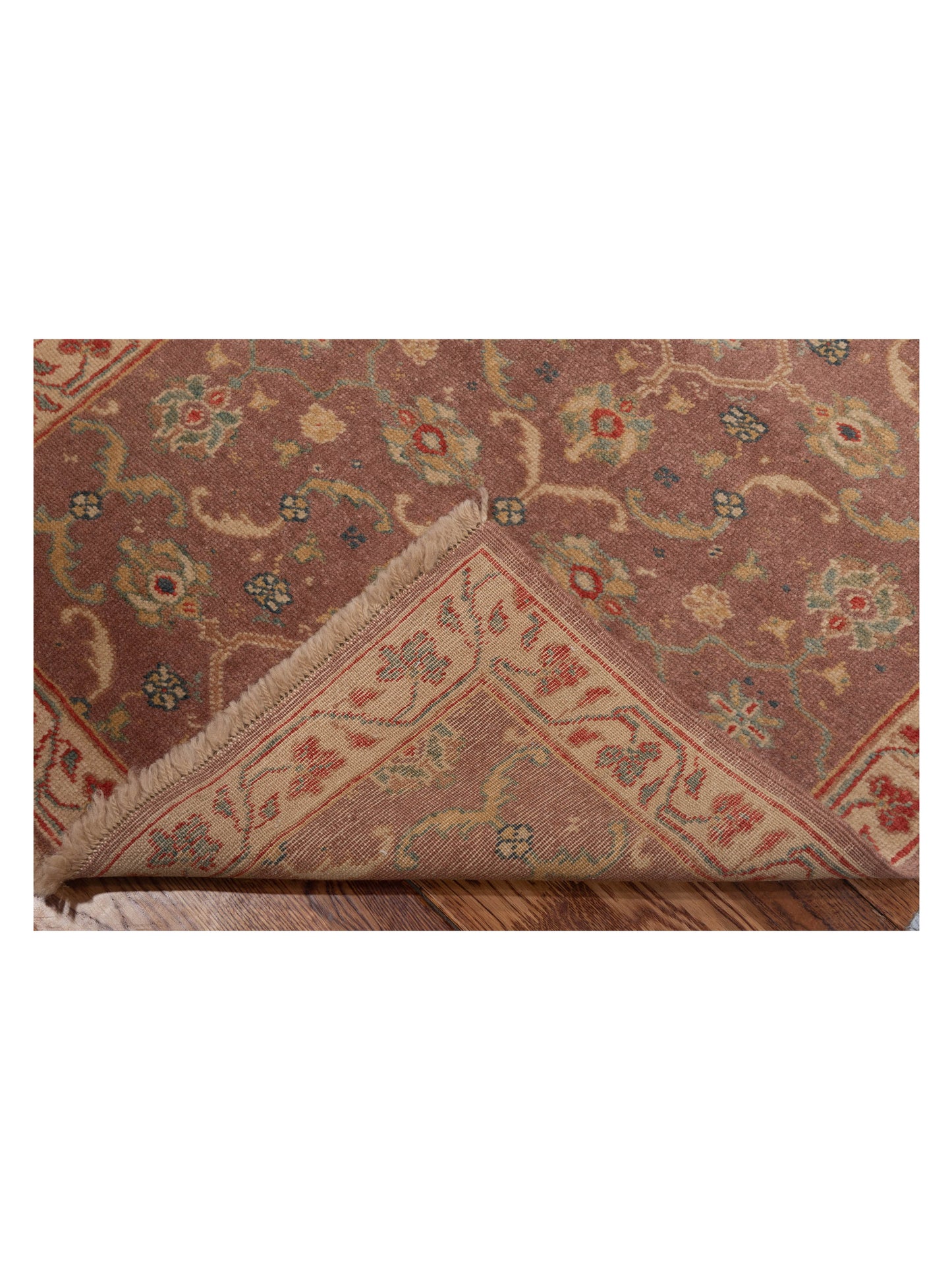 Antique Loom 105066 Purple Ivory 2.6x10.1 Hand Knotted Rug