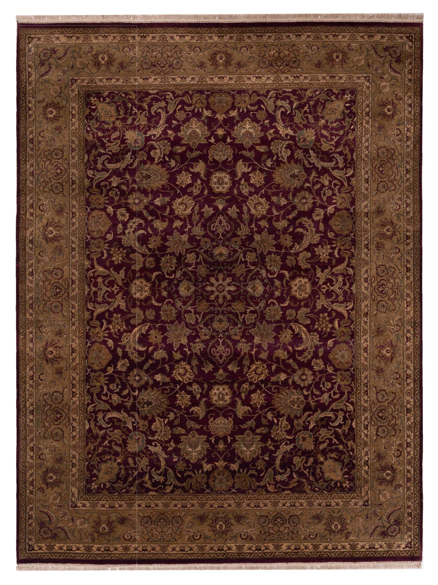 Rajpur Crown  Burgundy Gold Transitional