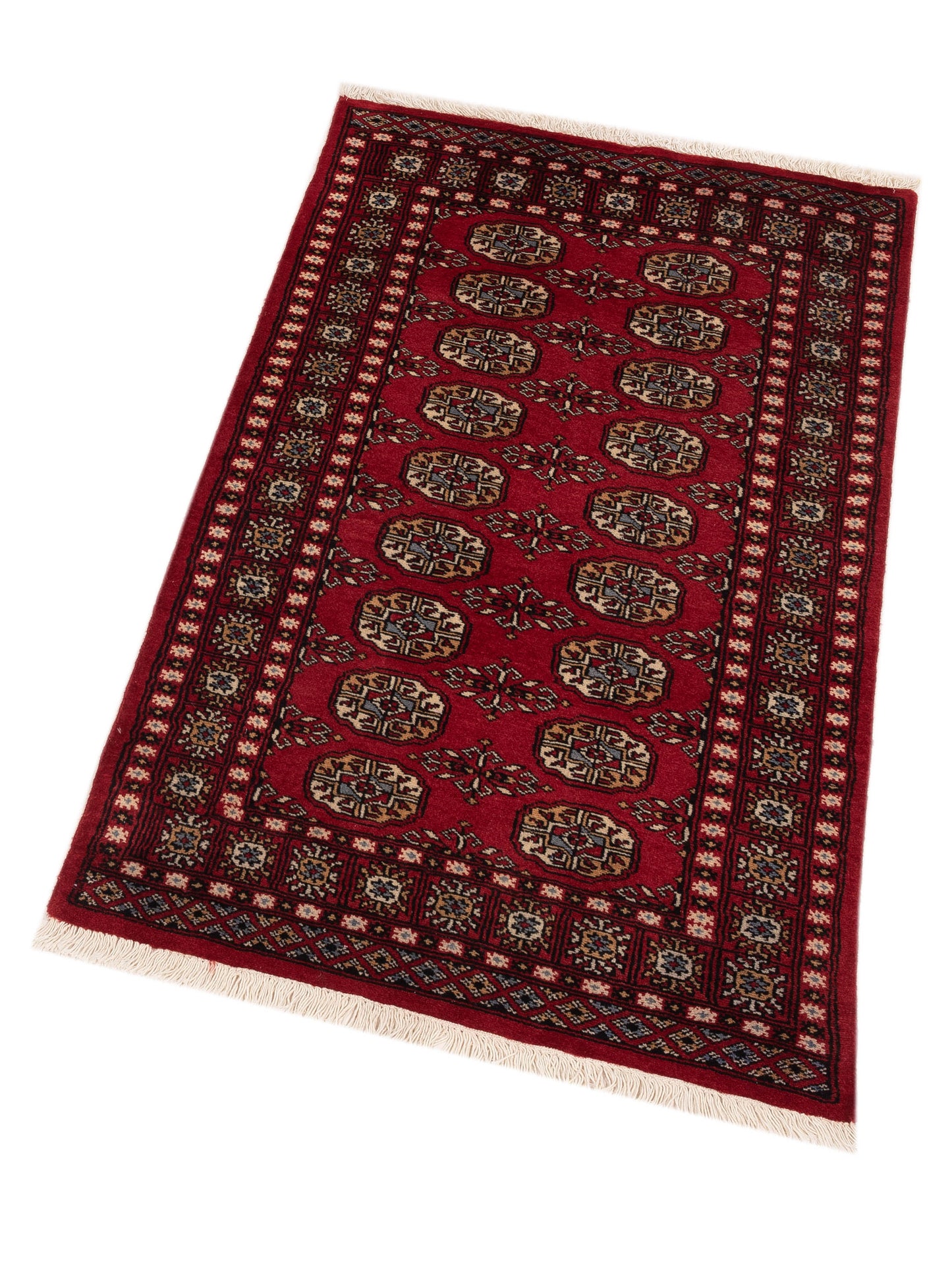 Bokhara 145575 Red Red 3.1x5.1 Hand Knotted Rug