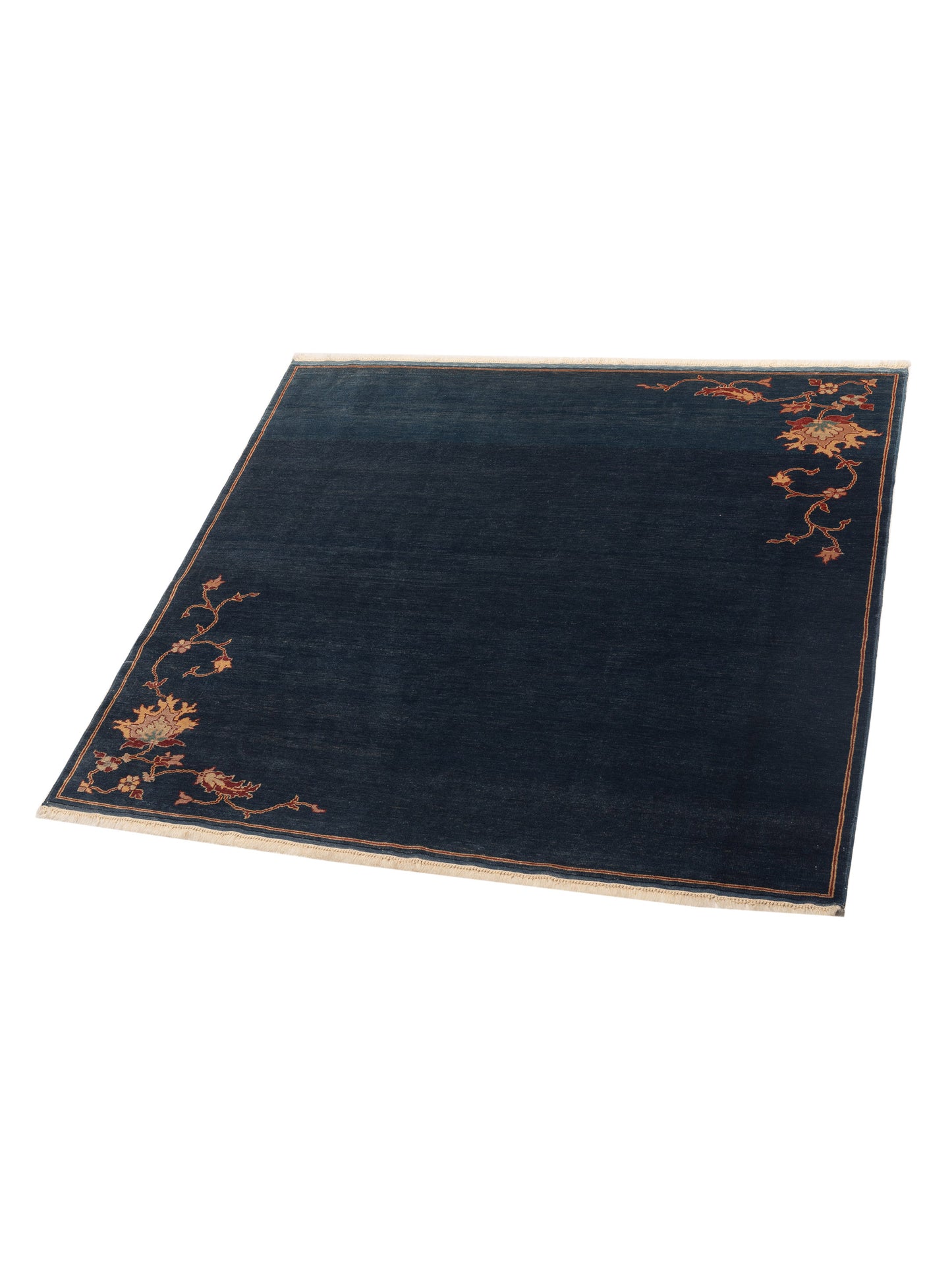 Antique Loom 104551 Blue 6.6x6.10 Hand Knotted Rug