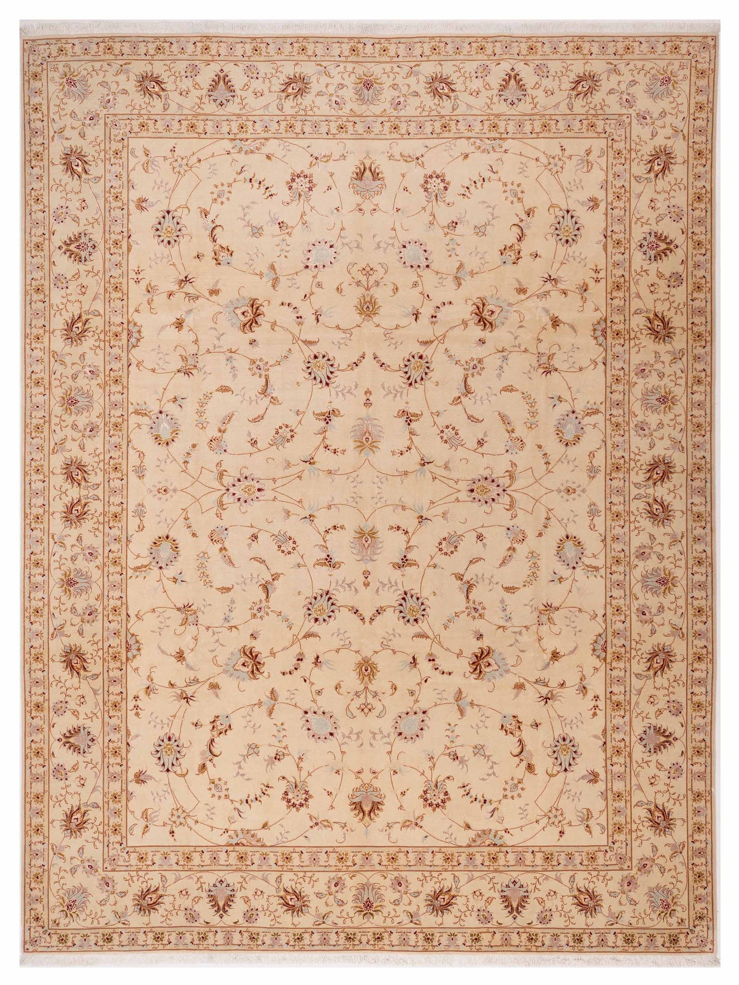 Rajpur Mastersilk  Ivory Ivory Traditional