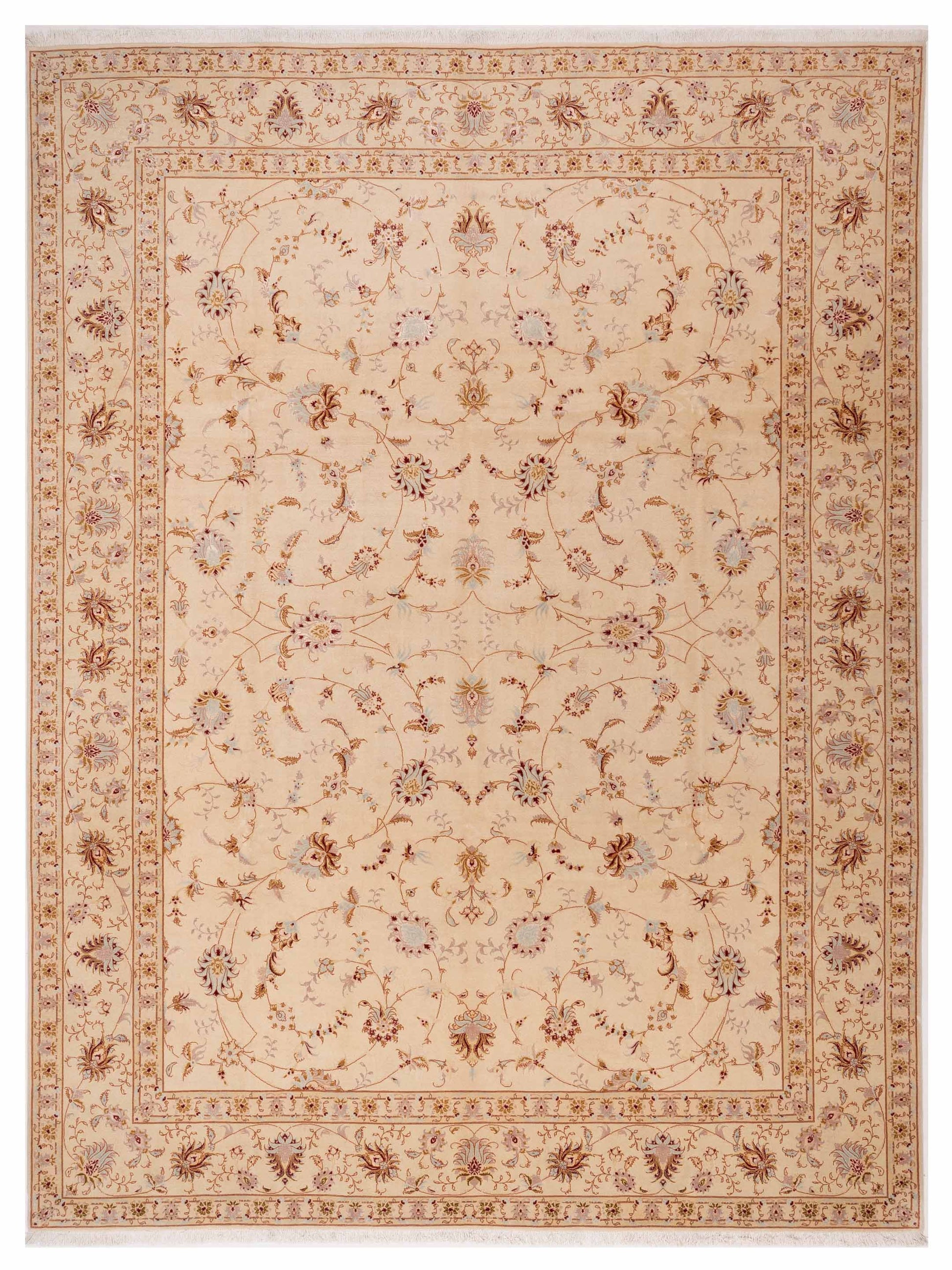 Rajpur Mastersilk  Ivory Ivory Traditional