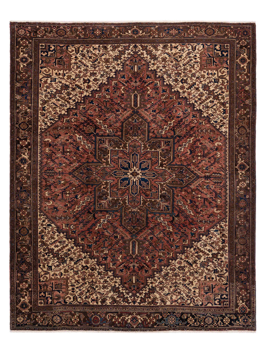 Pasha Persian  Brick Brown Traditional