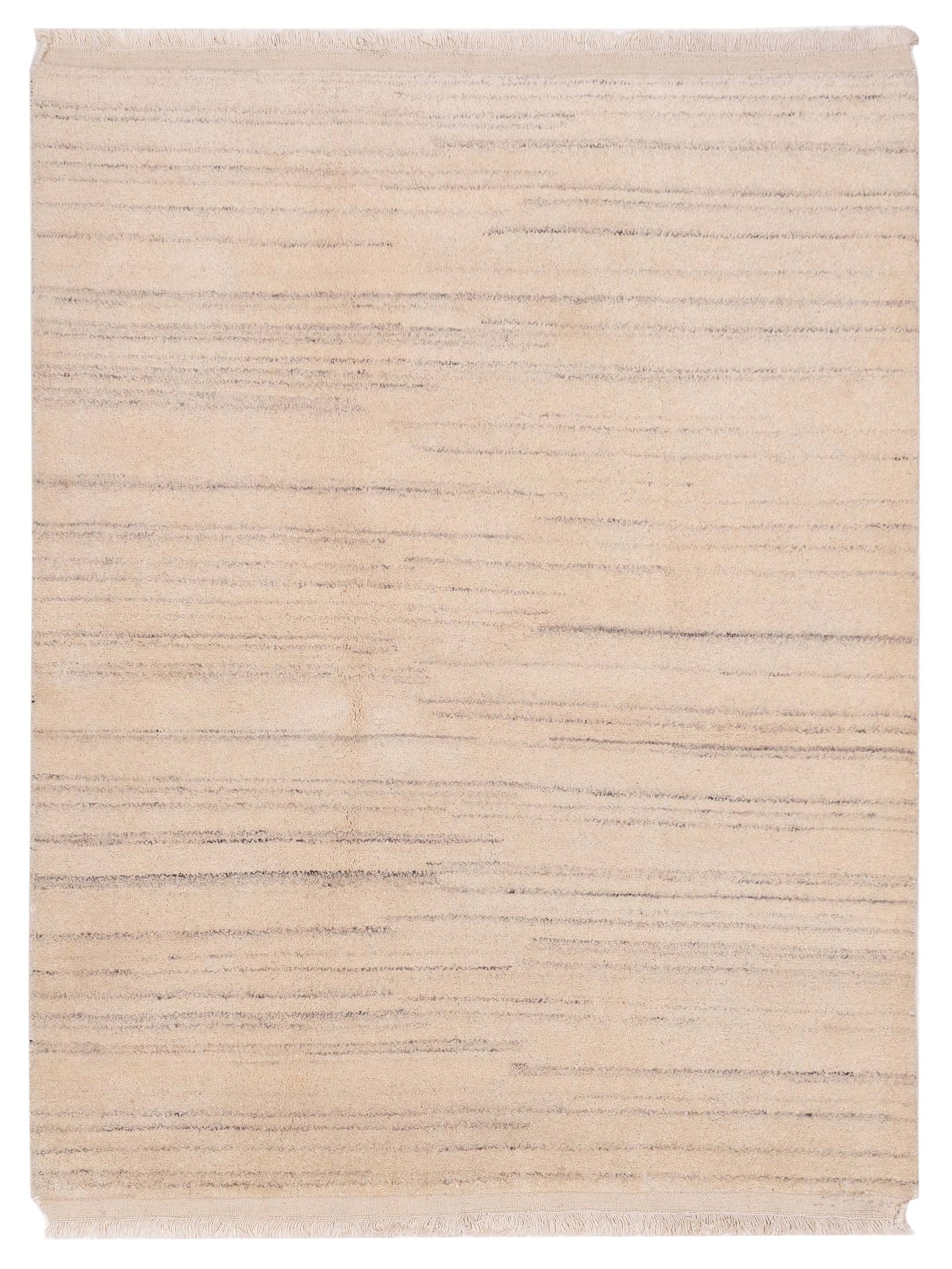 Rajpur Gabbeh  Ivory Ivory Contemporary