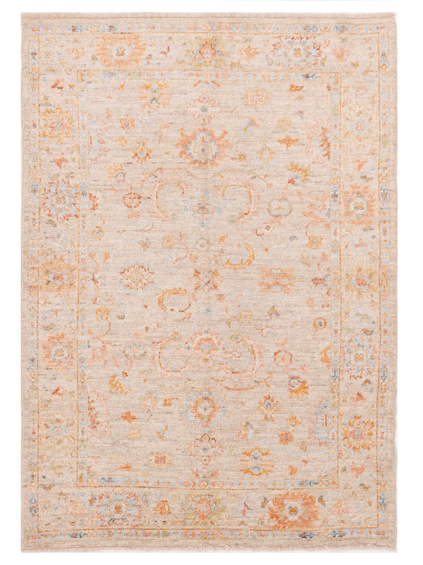 Anadol Angora Oushak  Beige Beige Traditional