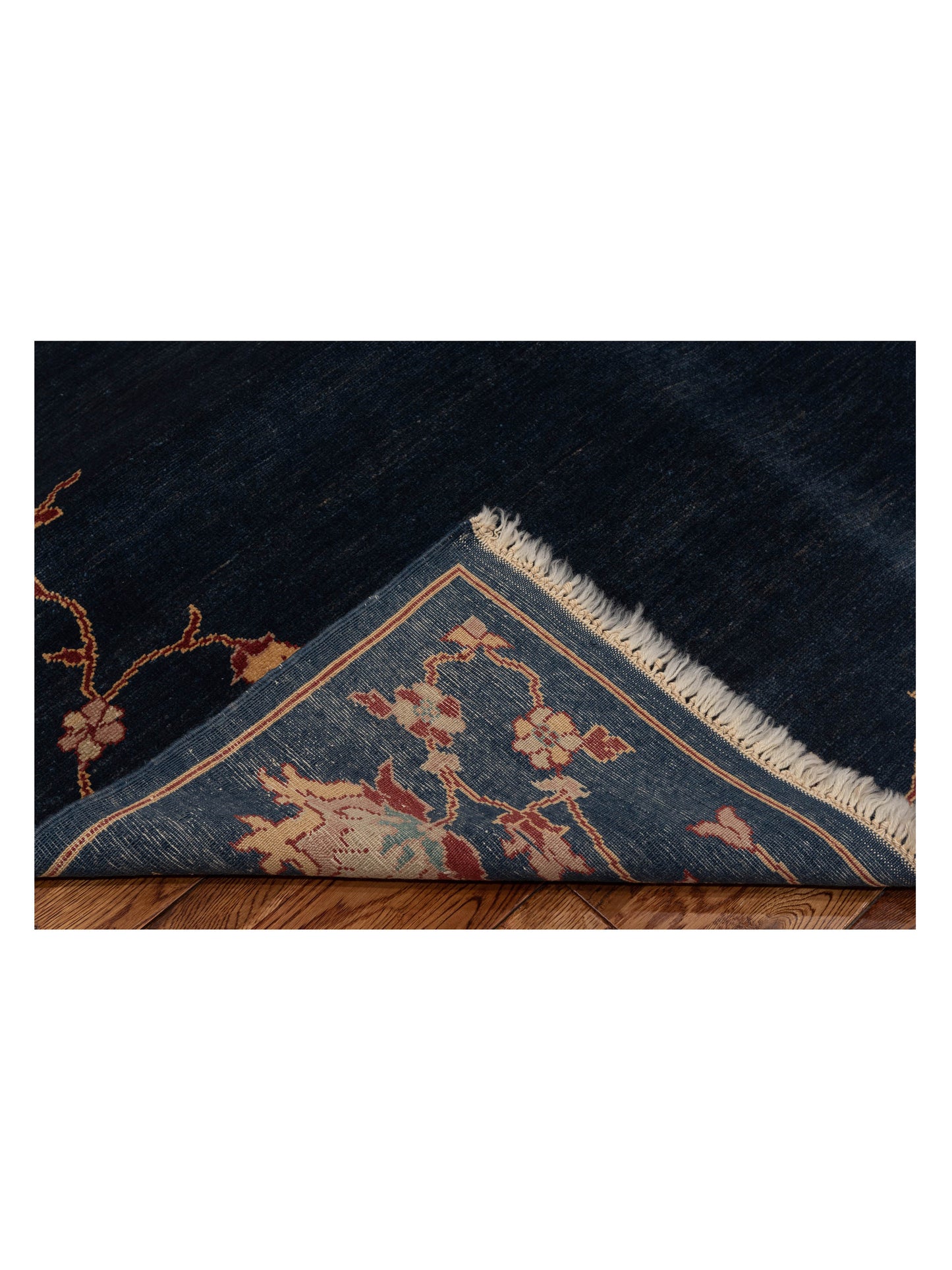 Antique Loom 104551 Blue 6.6x6.10 Hand Knotted Rug