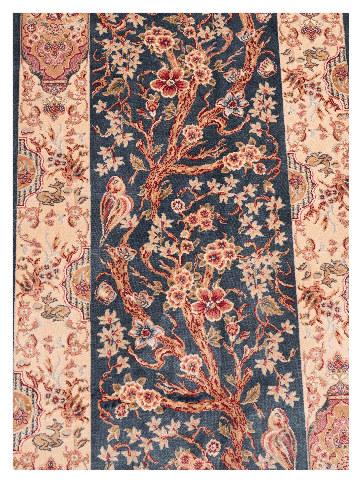 Antalya 150047 Blue Ivory 1.9x3.11 Machine Made Rug