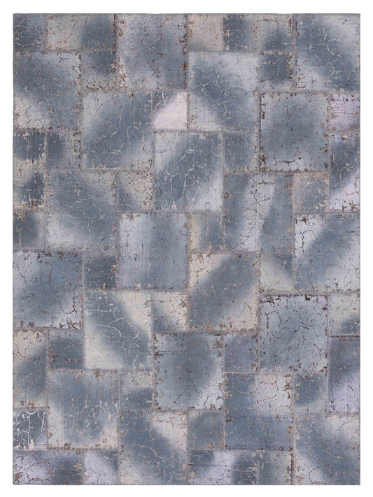 Pasha Turkish Vestige Patchwork  Gray  Contemporary