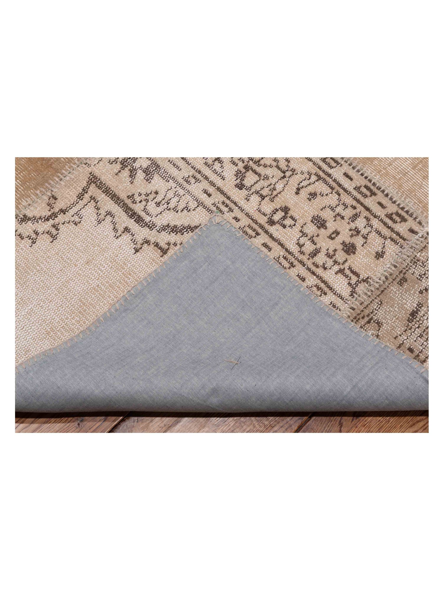 Turkish Vestige Patchwork 112301 Beige 9.1x12 Hand Knotted Rug