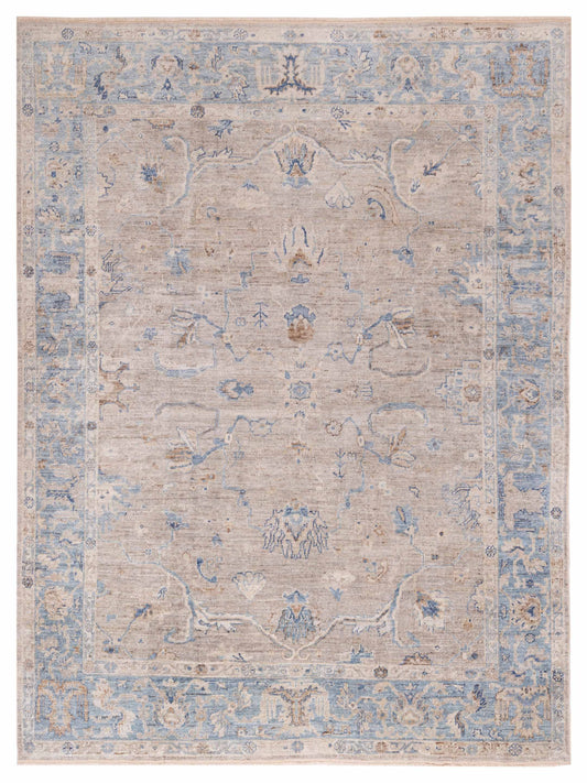 Anadol Angora Oushak  Gray Blue Traditional