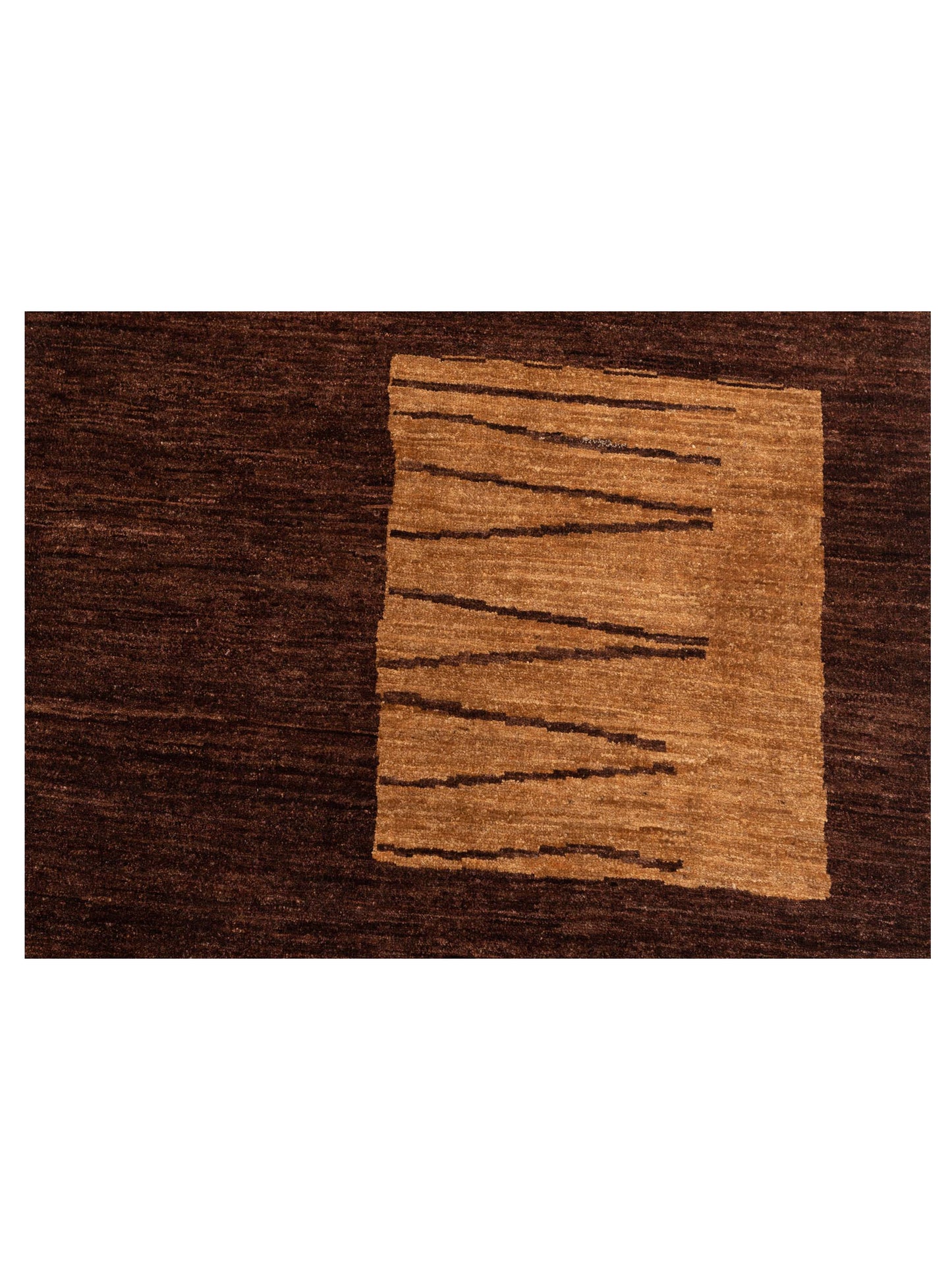 Bahar 92651 Dark Brown Dark Brown 6x8.10 Hand Knotted Rug