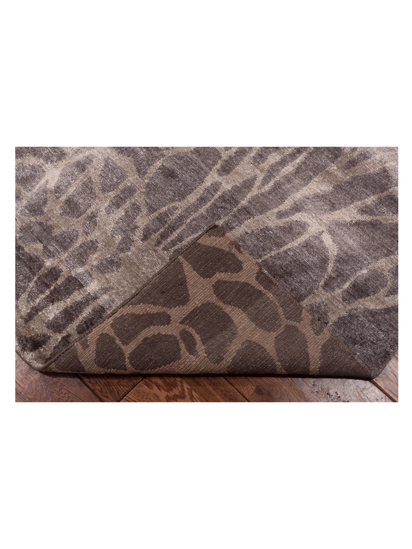 Tibetino 120524 Brown Brown 6x9 Hand Knotted Rug
