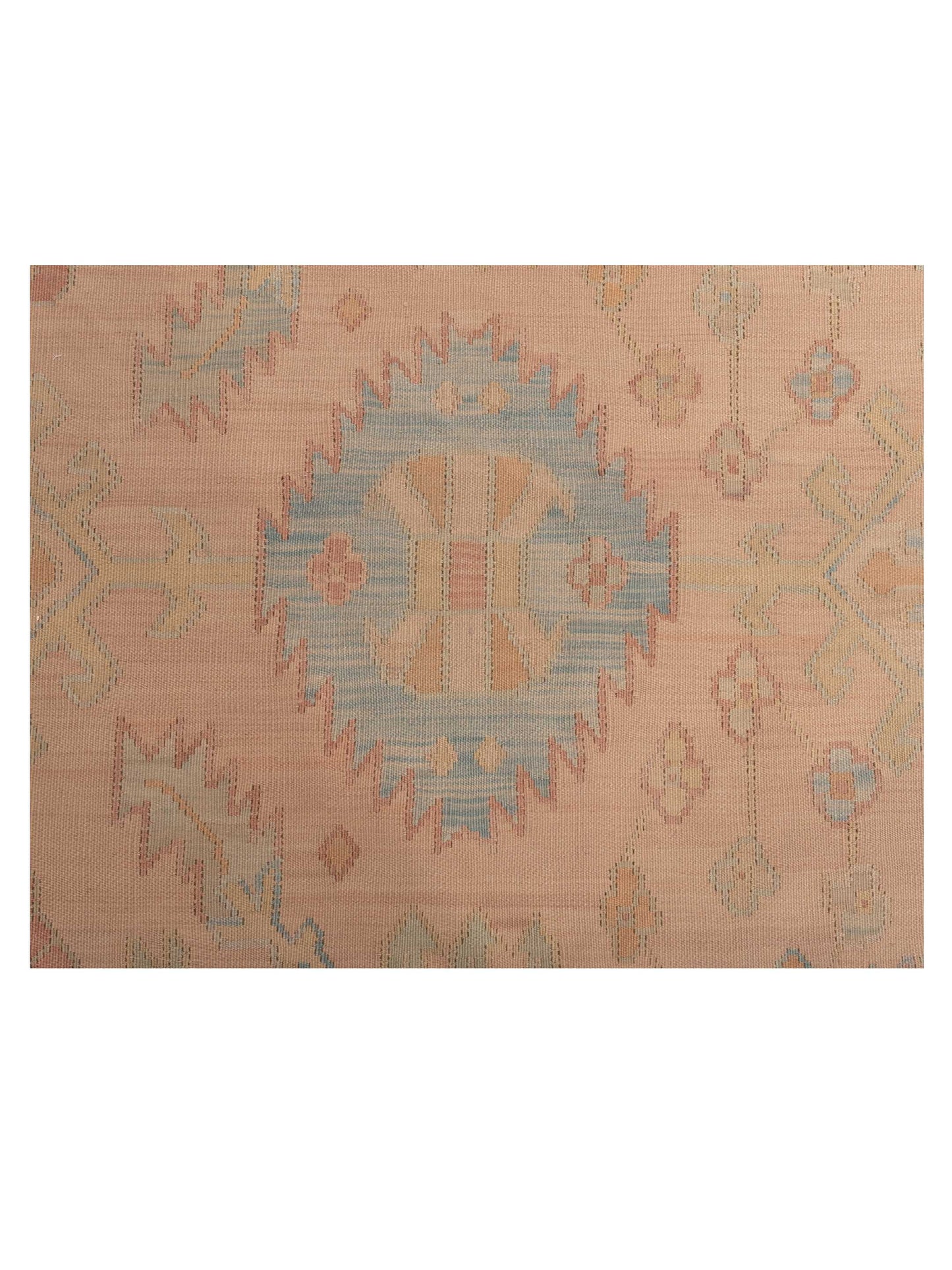 Transilvanian Kilim 66478 Pink Green 11.4x15.8 Hand Woven Rug