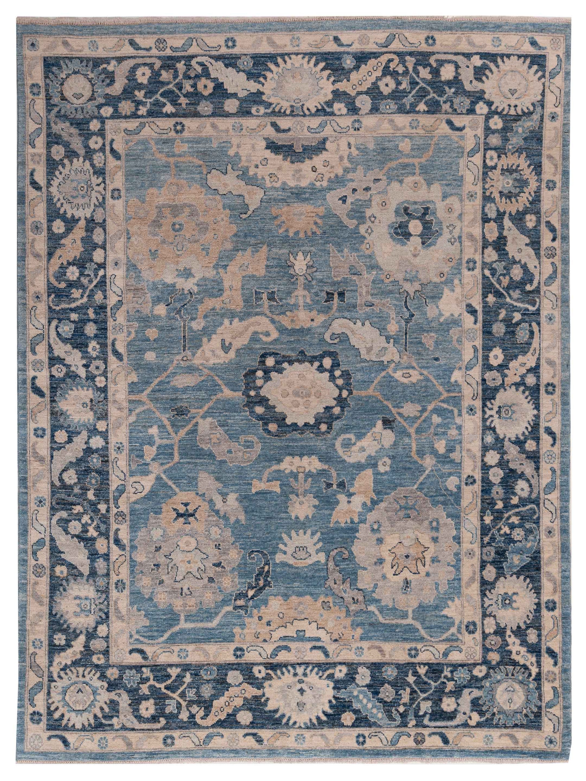 Pasha Anadol Oushak  Blue Blue Traditional