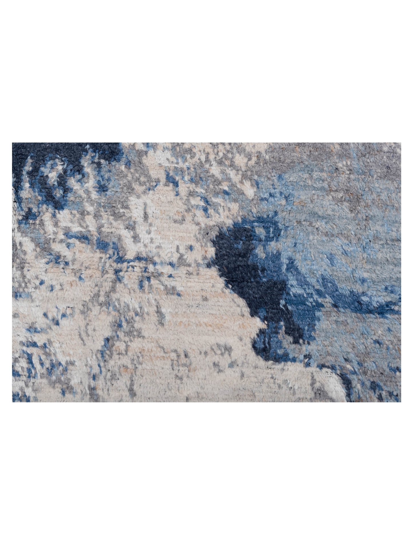 Atlas 149664 Silver Blue 8x9.9 Hand Knotted Rug