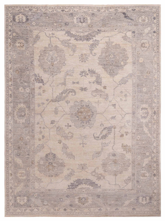 Anadol Angora Oushak  Ivory Gray Traditional