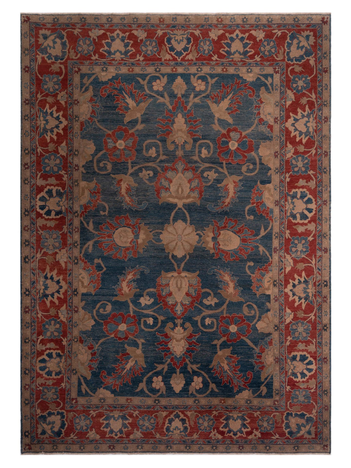 Pasha Turkish Elvan  Blue Red Traditional