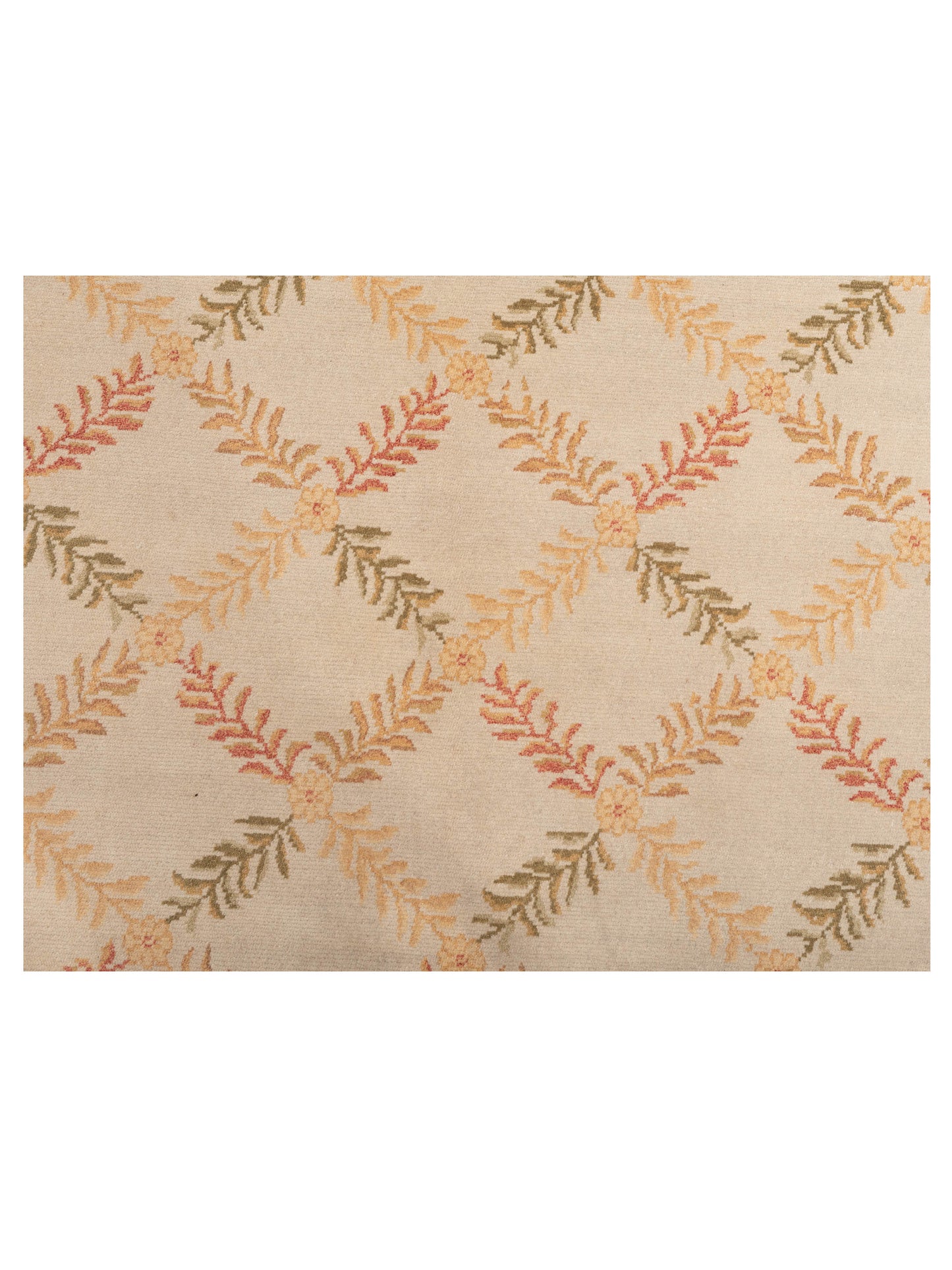 Bouquet 107520 Ivory 6.1x8.9 Hand Knotted Rug