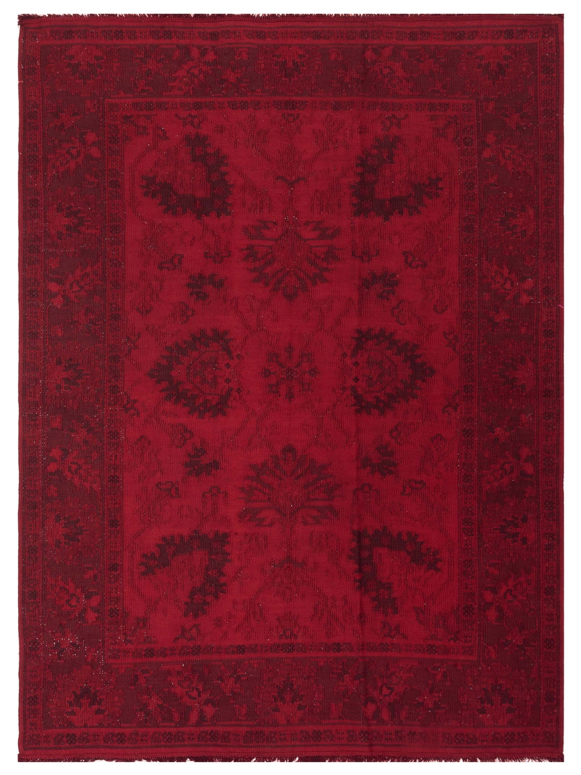 Pasha Transilvanian Kilim  Red Red Traditional
