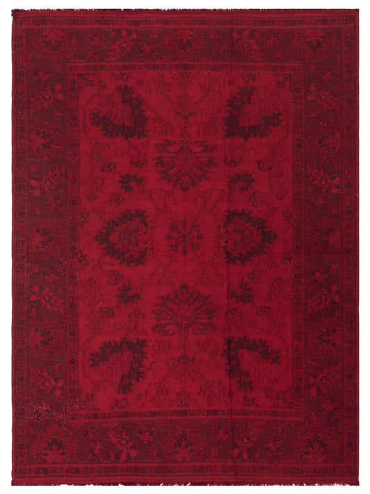Pasha Transilvanian Kilim  Red Red Traditional