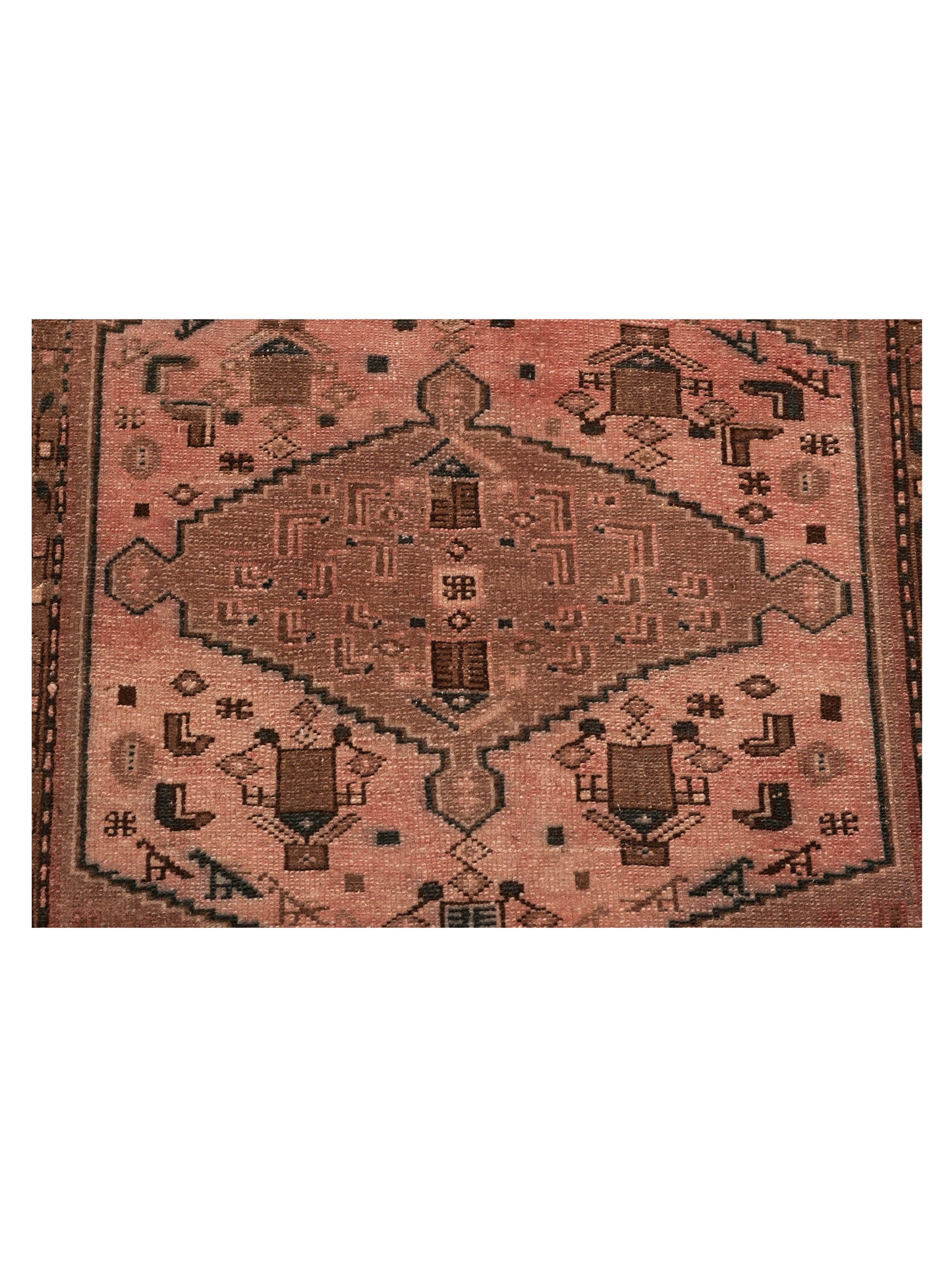 Persian 147722 Brown Brown 4.6x6.9 Hand Knotted Rug