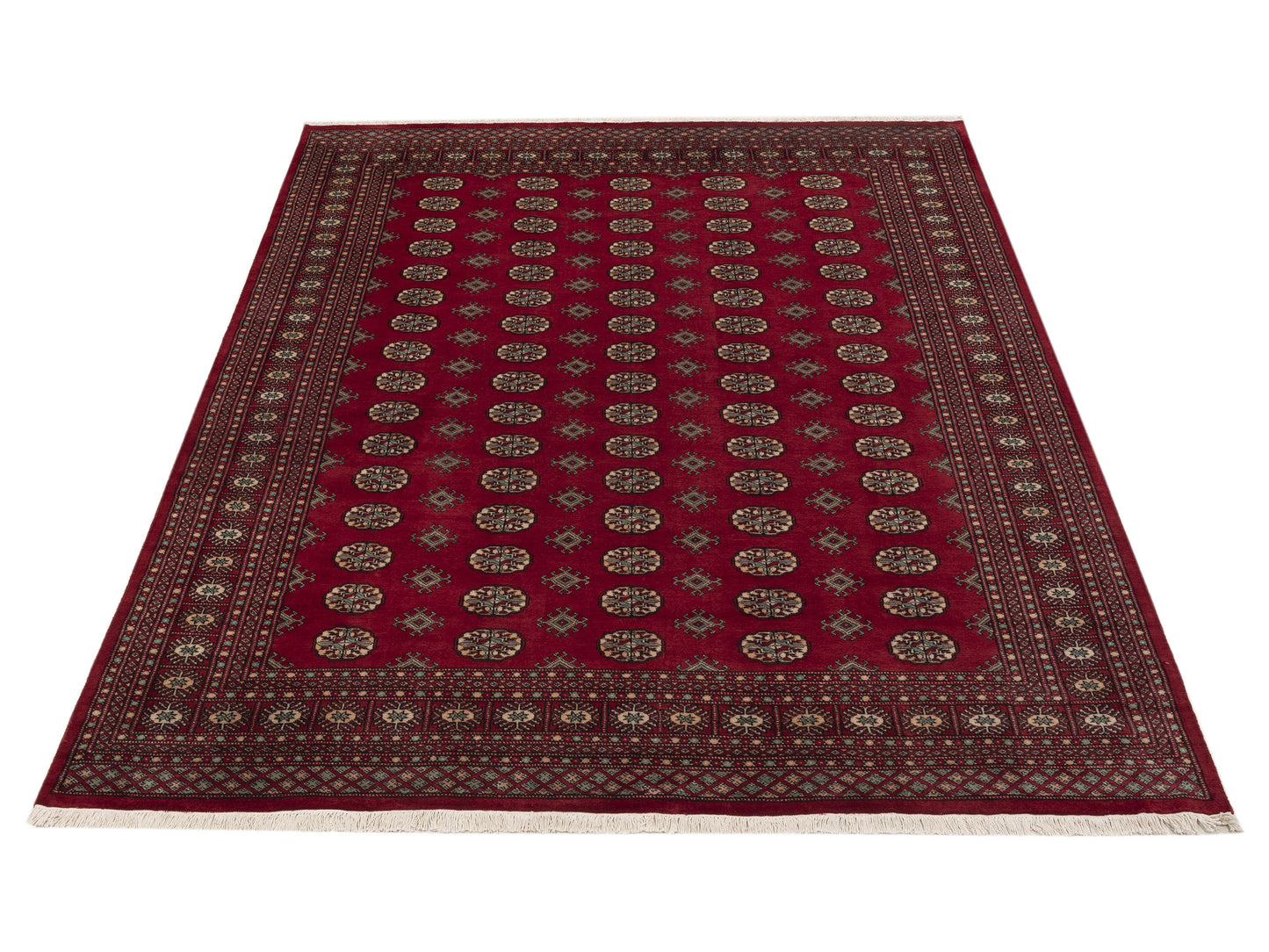 Bokhara 153395 Red Red 8.2x10.1 Hand Knotted Rug