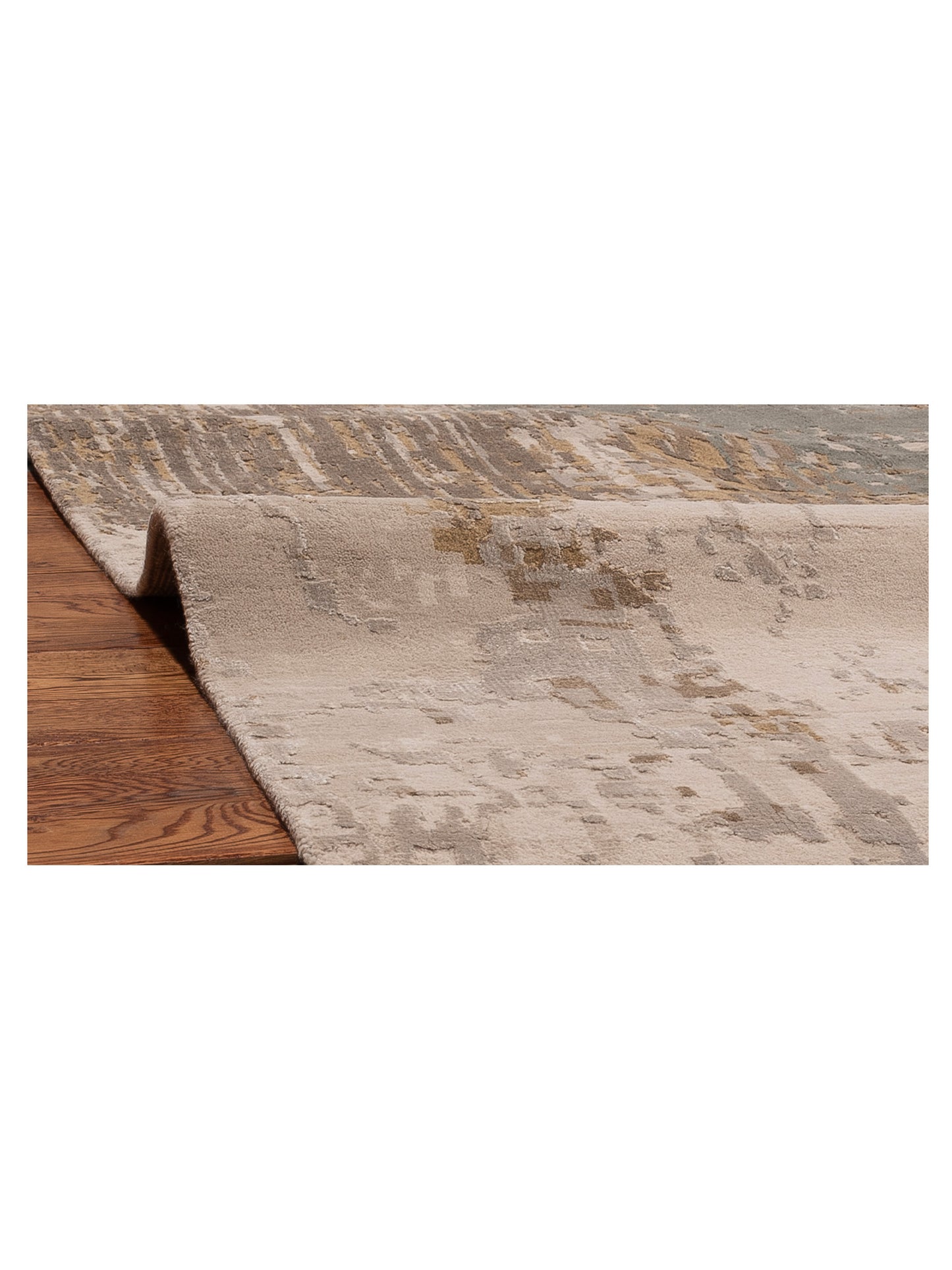 Tibetino 154834 Beige Gold 9.11x13.11 Hand Knotted Rug
