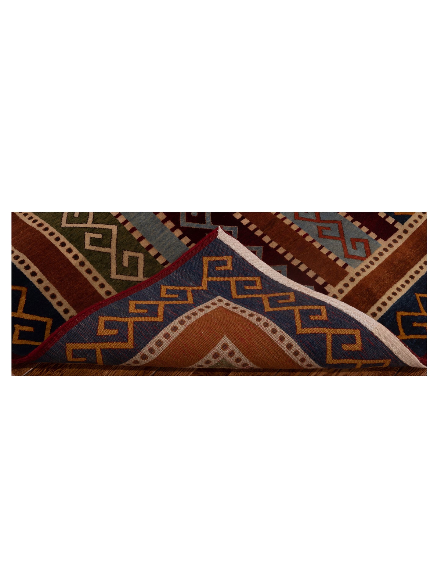 Shawl 110887 Multi 5.9x7.6 Hand Knotted Rug