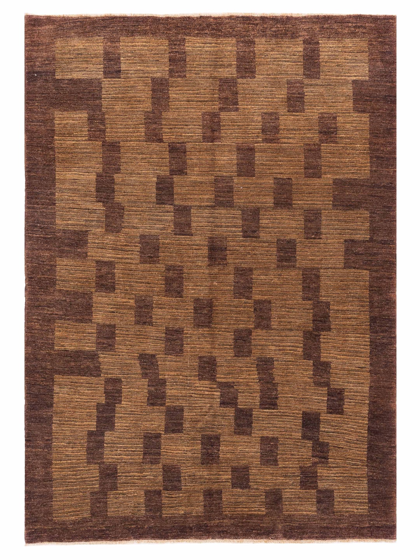 Rajpur Gabbeh  Brown  Contemporary