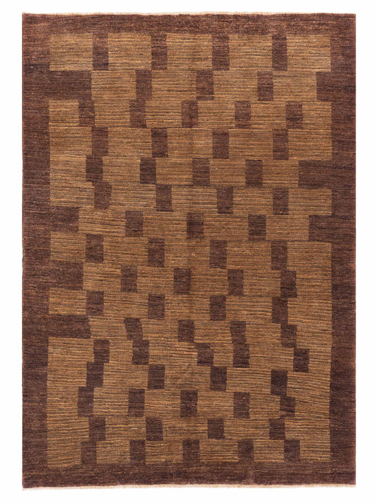 Rajpur Gabbeh  Brown  Contemporary