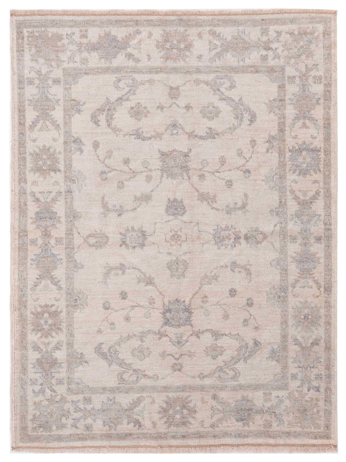 Anadol Angora Oushak  Ivory Ivory Traditional