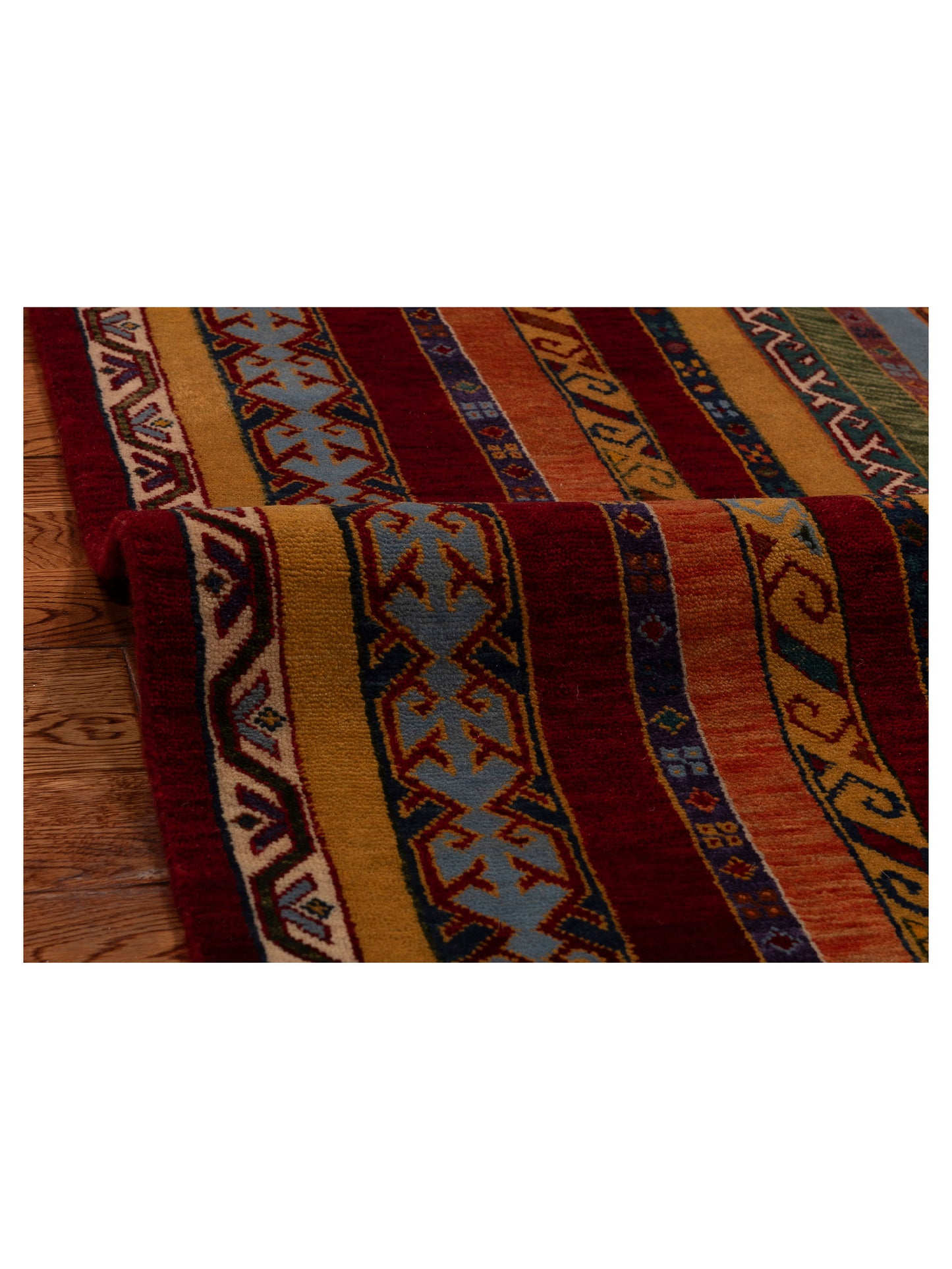 Shawl 110886 Multi 4.1x5.10 Hand Knotted Rug