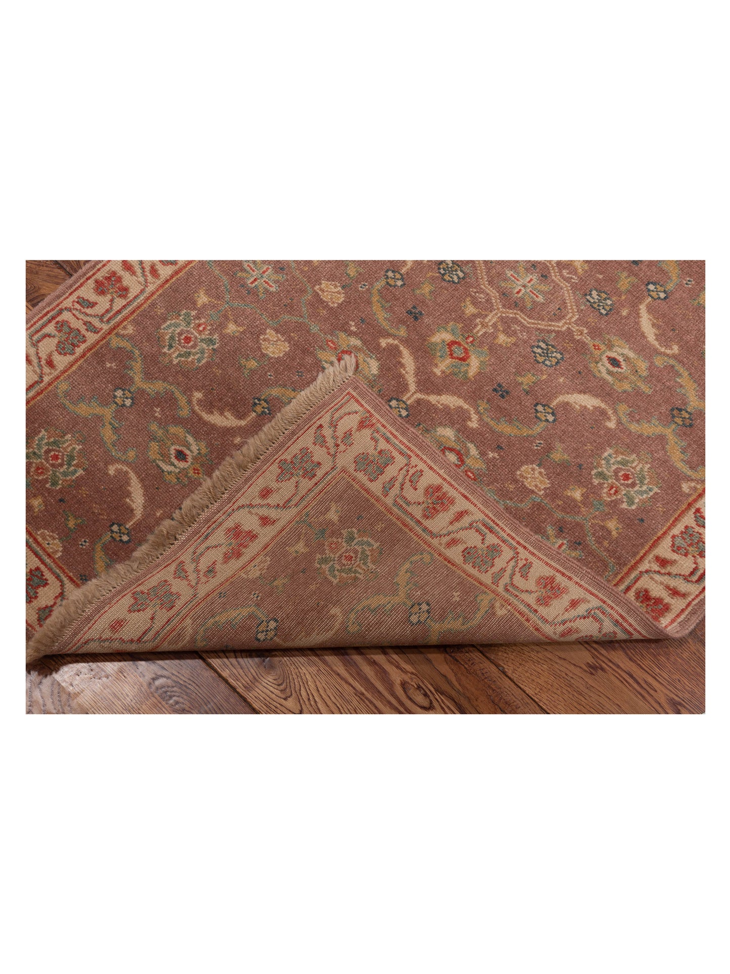 Antique Loom 105074 Purple Ivory 2.7x10 Hand Knotted Rug