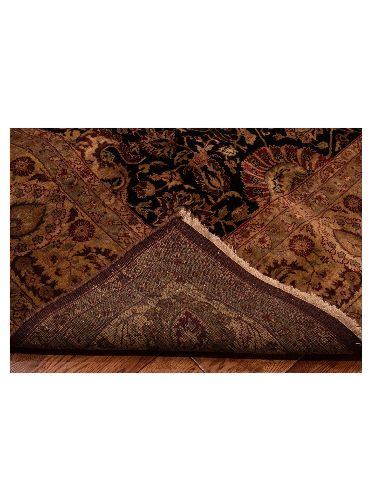 Sivas 82718 Black Gold 8.9x11.11 Hand Knotted Rug
