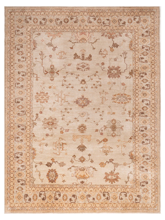 Anadol Angora Oushak  Silver Ivory Traditional
