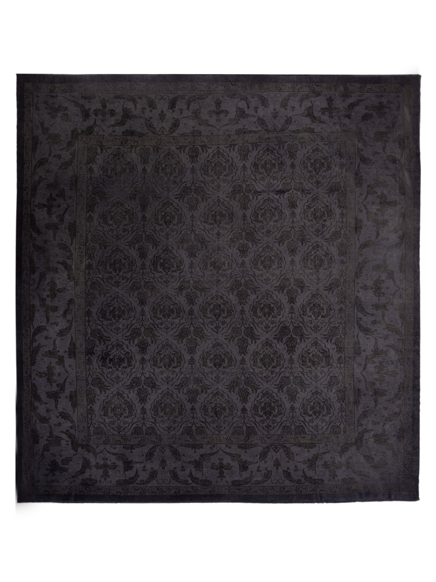 Pasha Color Bouquet  Charcoal Charcoal Transitional